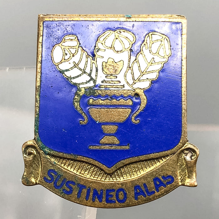 US Army Air Force Pin Sustineo Alas Distinctive Unit Insignia Safety Pinback 4