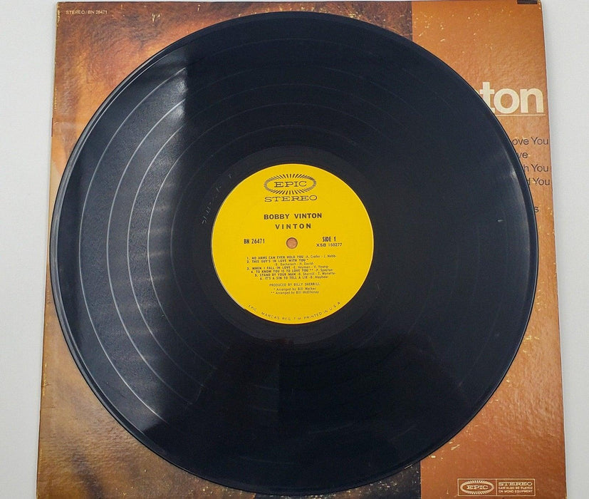 Bobby Vinton Vinton 33 RPM LP Record Epic 1969 | BN 26471 5