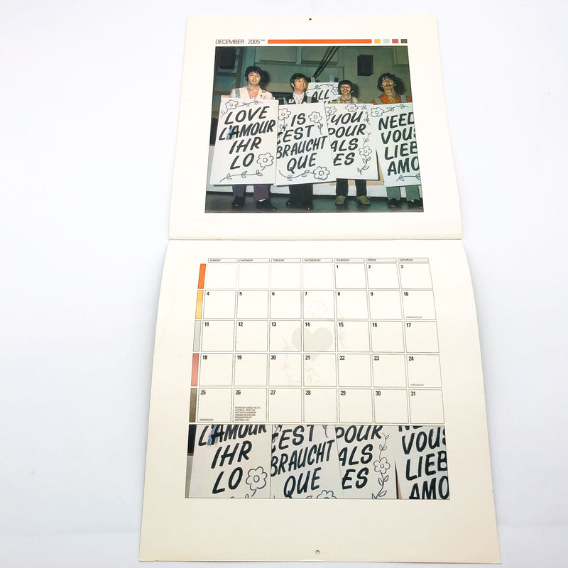 The Beatles Wall Calendar 2005 Signatures Network British Pop Rock Music Band