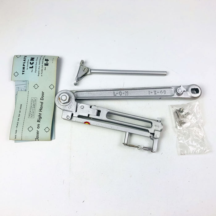 LCN Assembly I-E-49 Main C-4 Forearm Size E Fusable Link Aluminum Finish NOS