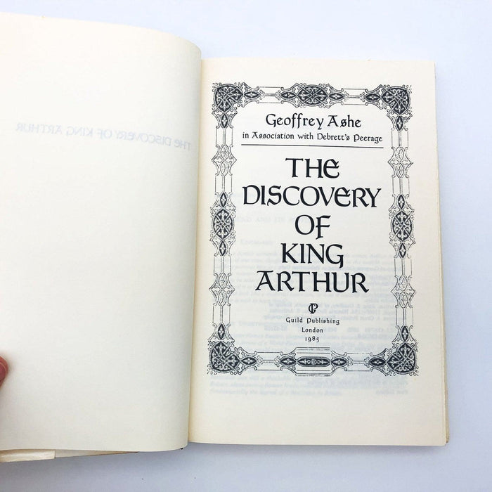 The Discovery Of King Arthur Hardcover Geoffrey Ashe 1985 British Kings Rulers 7