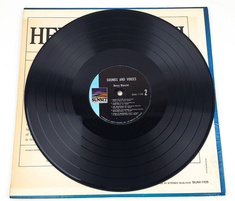 Henry Mancini The Sounds & Voices Of Henry Mancini Record LP Sunset 1966 5
