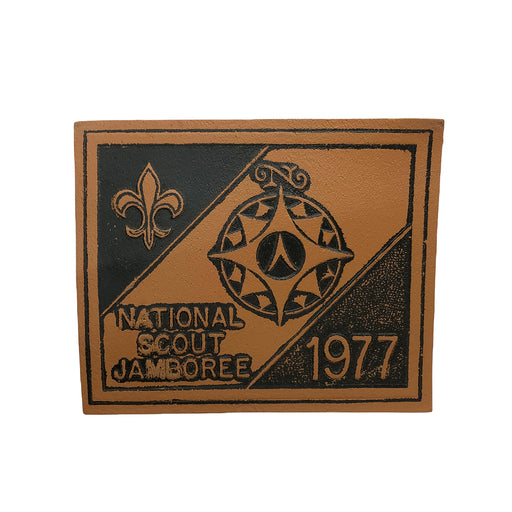 Boy Scouts of America BSA 1977 National Scout Jamboree Patch Large Double Border 2