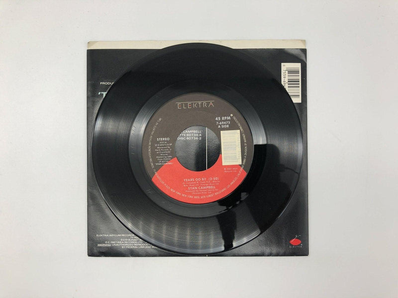 Stan Campbell Years Go By Record 45 RPM Single 7-69473 Elektra 1987 Picture 4