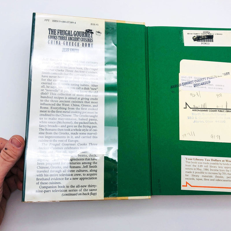 The Frugal Gourmet Cooks Three Ancient Cuisines Hardcover Jeff Smith 1989 1st Ed 6