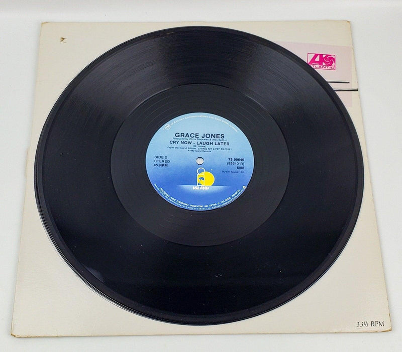 Grace Jones Nipple To The Bottle Record 45 RPM Single 1982 Canadian Import 3