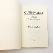 Queen Maker Hardcover India Edghill 2002 Queen Michal King David Biblical 1st Ed 7