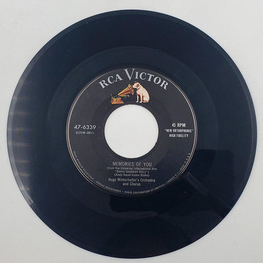 Hugo Winterhalters Orchestra Memories Of You 45 RPM Single Record RCA 1965 1