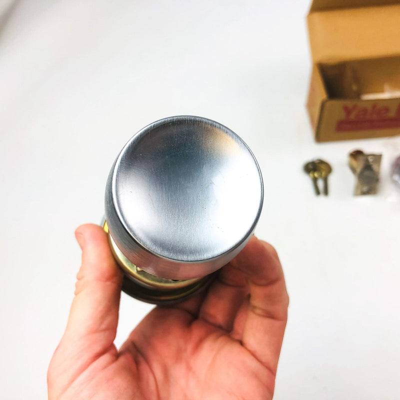 Yale Classroom Utility Lockset BR 5308 380AN 26D Satin Chrome New Old Stock NOS 7