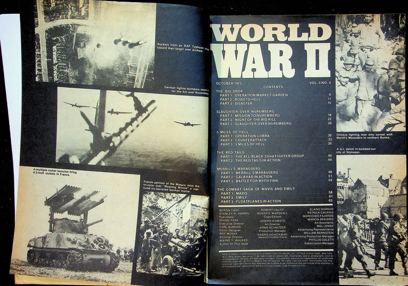 World War 2 Magazine October 1975 Vol 4 # 4 Merrills Marauders 5 Miles of Hell 4