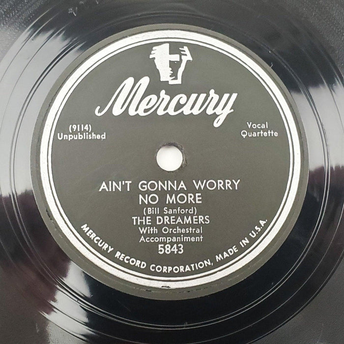 The Dreamers I'm Gonna Hate Myself In The Morning 78 Single Record Mercury 1952 1