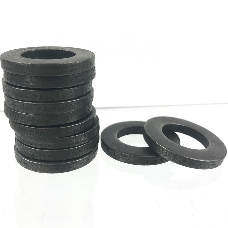 3/4" ID Hole Hard Flat Washer 3/16" Thick 1-3/8" Outer Diameter Steel (25pk)