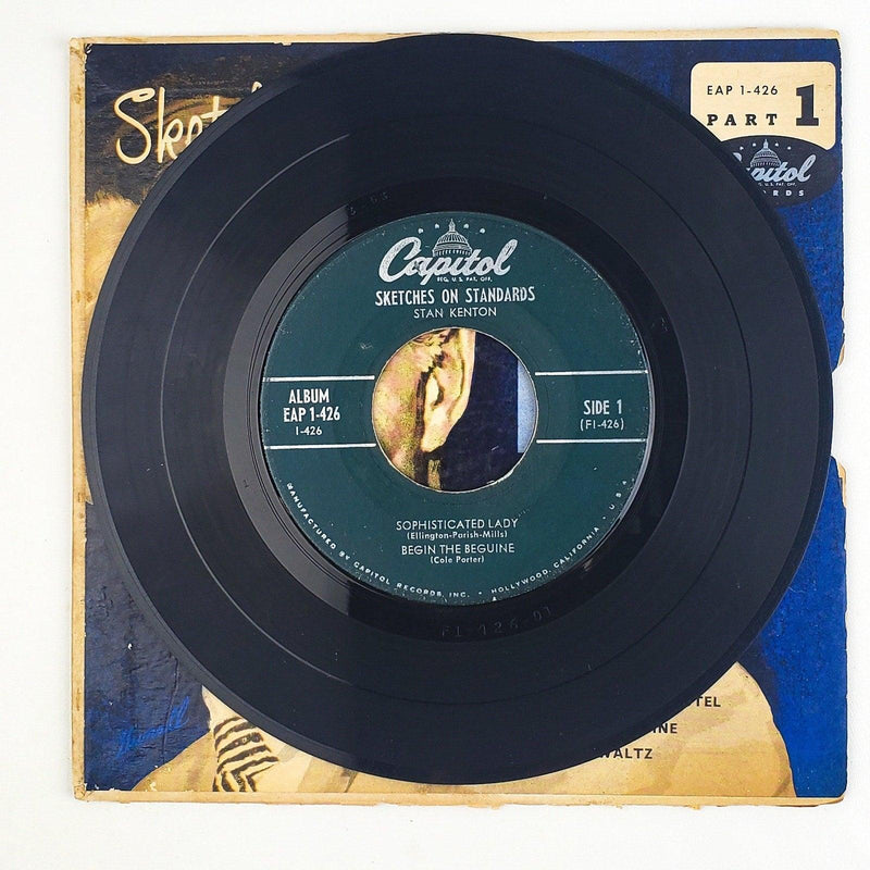 Stan Kenton Sketches On Standards Part 1 45 RPM EP Record Capitol 1953 3