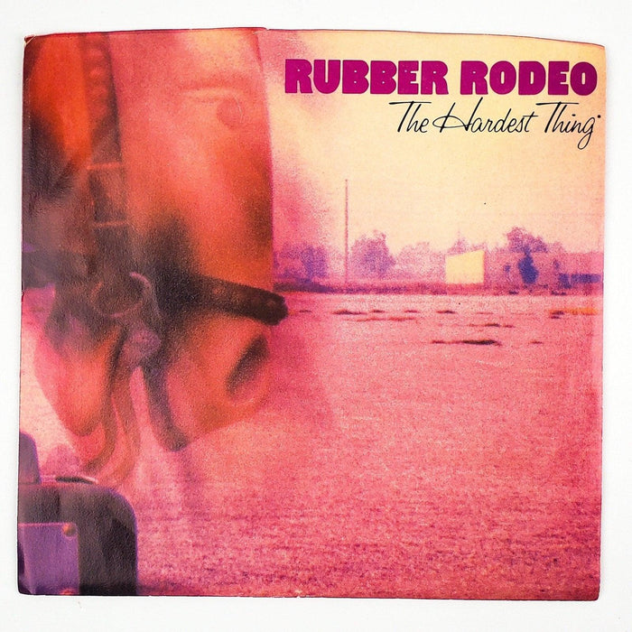 Rubber Rodeo The Hardest Thing Record 45 RPM Single 880 026-7 Mercury 1984 Promo 1