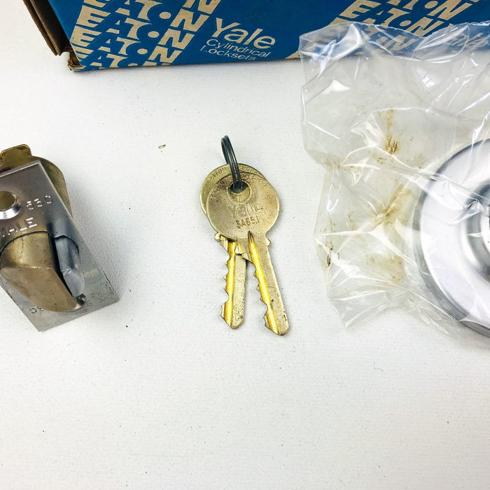 Yale Service Station Lock Lockset BR5312 Brandywine 380N US26D Satin Chrome New 10