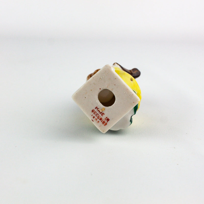 Occupied Japan Mini Dutch Woman Single Bud Vase 3 Inches 7