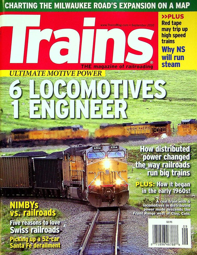 Trains Railroading Magazine September 2010 Vol 70 No 9 6 Locomotives 1 Engineer