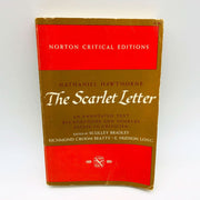 The Scarlet Letter Nathaniel Hawthorne Paperback 1962 Norton Critical Legalism 1