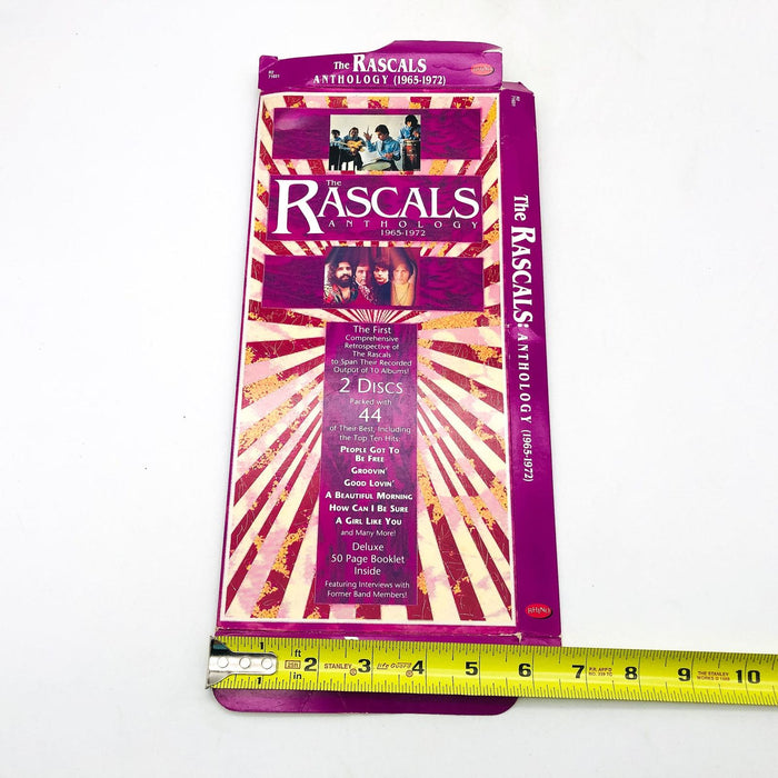 The Rascals Anthology 1965-1972 Music CD Long Box Lonbox Collectible Empy No CDs 7