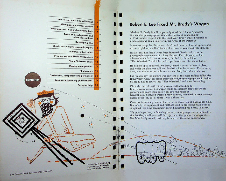 1959 Kodak Simplified Data Book Developing Printing Enlarging for Photo Notebook