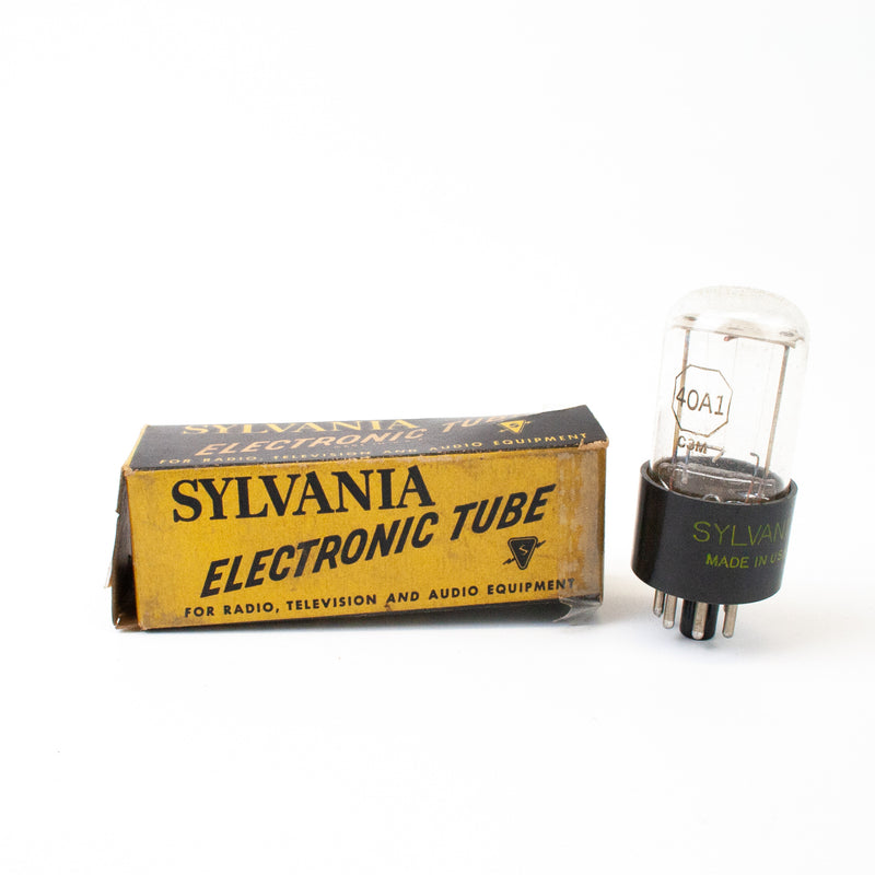 Sylvania: 40A1 Electronic Vacuum Tube Bulb | Vintage | NOS | Set of 3