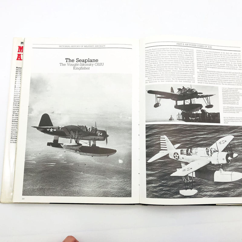 Pictorial History Of Military Aircraft Hardcover John Pimlott 1987 1st Edition 3