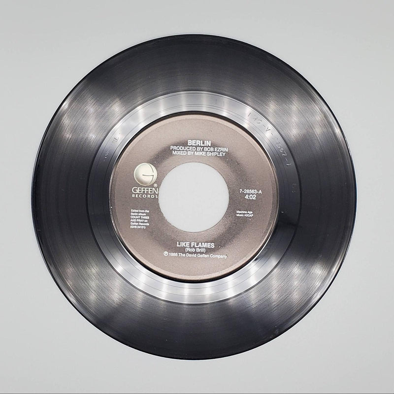 Berlin Like Flames Single Record Geffen 1986 7-28563 Copy 1 3