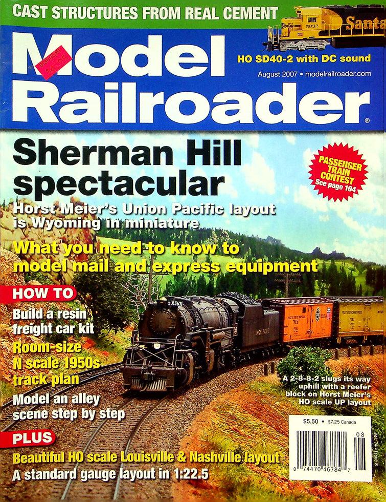 Model Railroader Magazine August 2007 Vol 74 No 8 Sherman Hill Spectacular
