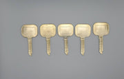 5x Yale HN411 Key Blanks GB Keyway Large Bow Nickel Silver 6 Pin NOS 3