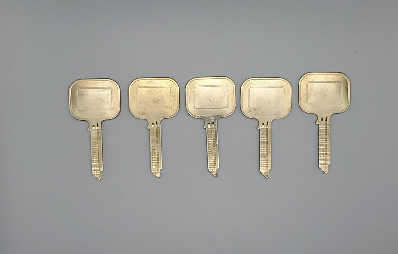 5x Yale HN411 Key Blanks GB Keyway Large Bow Nickel Silver 6 Pin NOS 3