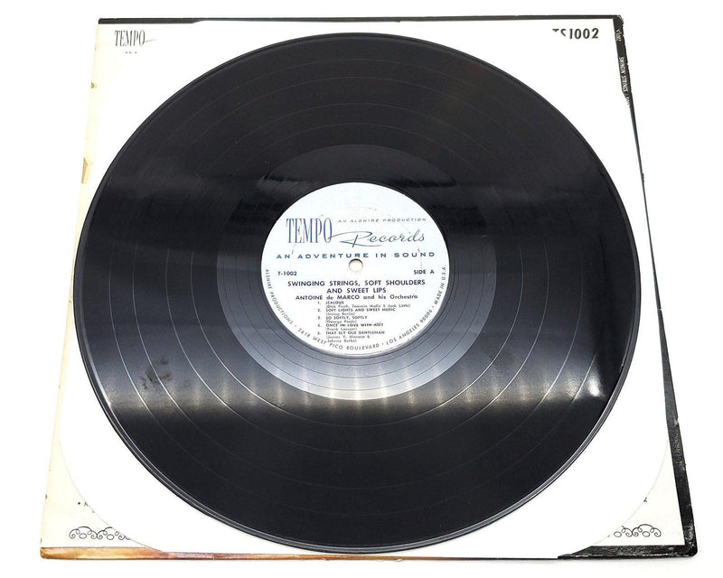 Antoine de Marco Swinging Strings Soft Shoulders and Sweet Lips 33 RPM LP Record 3