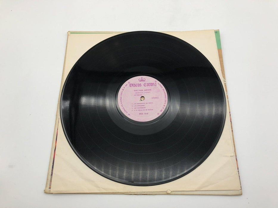 Mariachi Casino Que Pasa Amigos Record 33 RPM LP DCS-12 Discos Corona 9