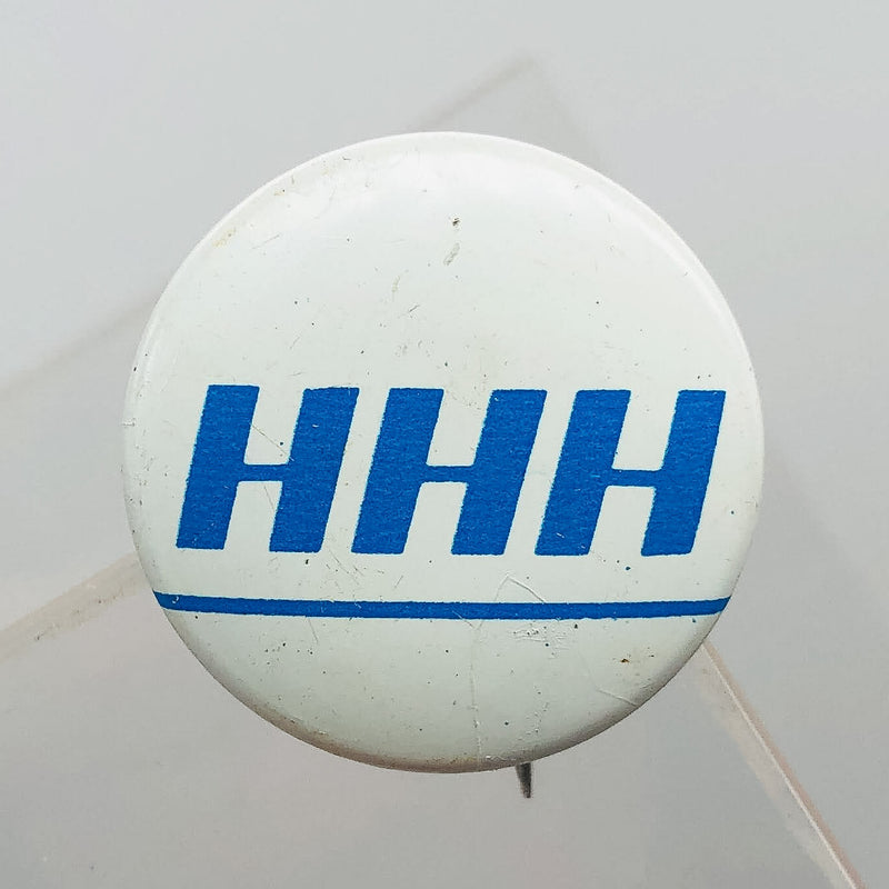 Hubert Horatio Humphrey HHH Button Pin .75" Presidential Campaign Politician 6
