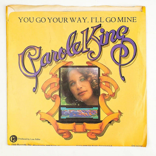 Carole King Jazzman 45 RPM Single Record Ode Records 1974 2