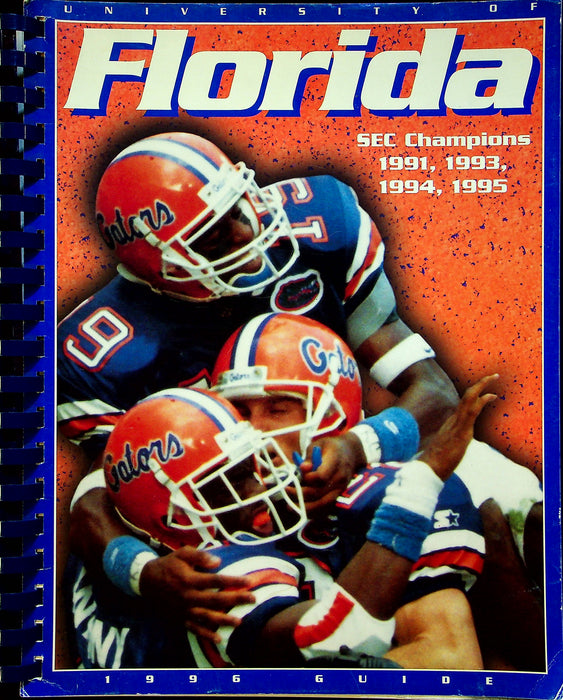 1996 University Of Florida Gators Football Media Guide Spurrier & Wuerffel