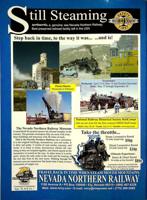 Railfan & Railroad Magazine July 2006 Vol 25 No 7 Take A Ride "Down Maine"