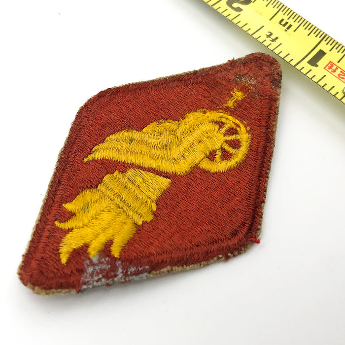 US Army Patch Transportation School Torch Wing Wheel Red Brick Shoulder Sleeve 6
