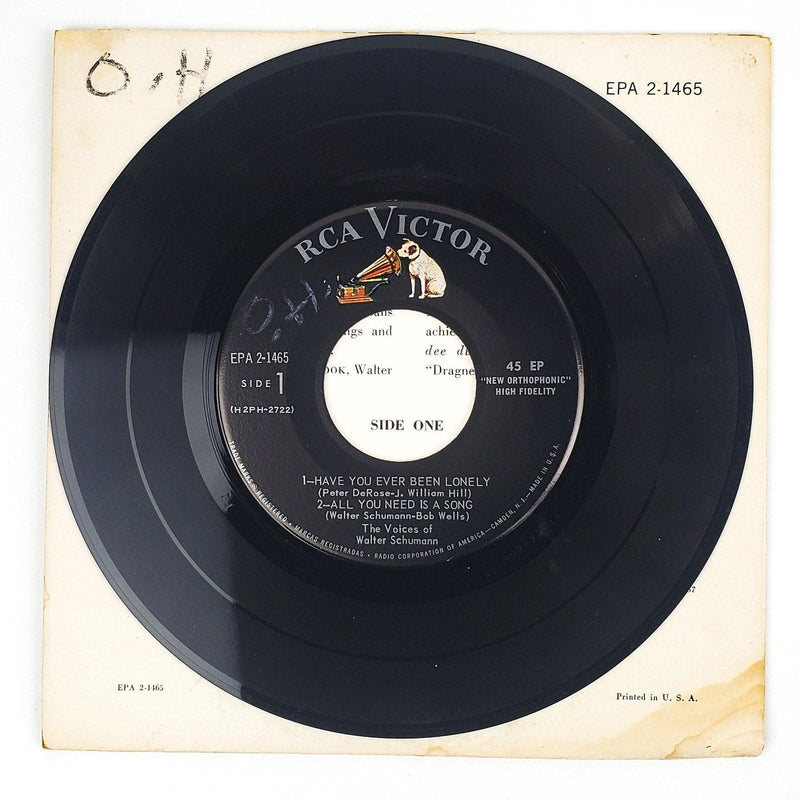 The Voices Of Walter Schumann Scrapbook Vol 2 Record 45 RPM EP EPA 2-1465 RCA 3