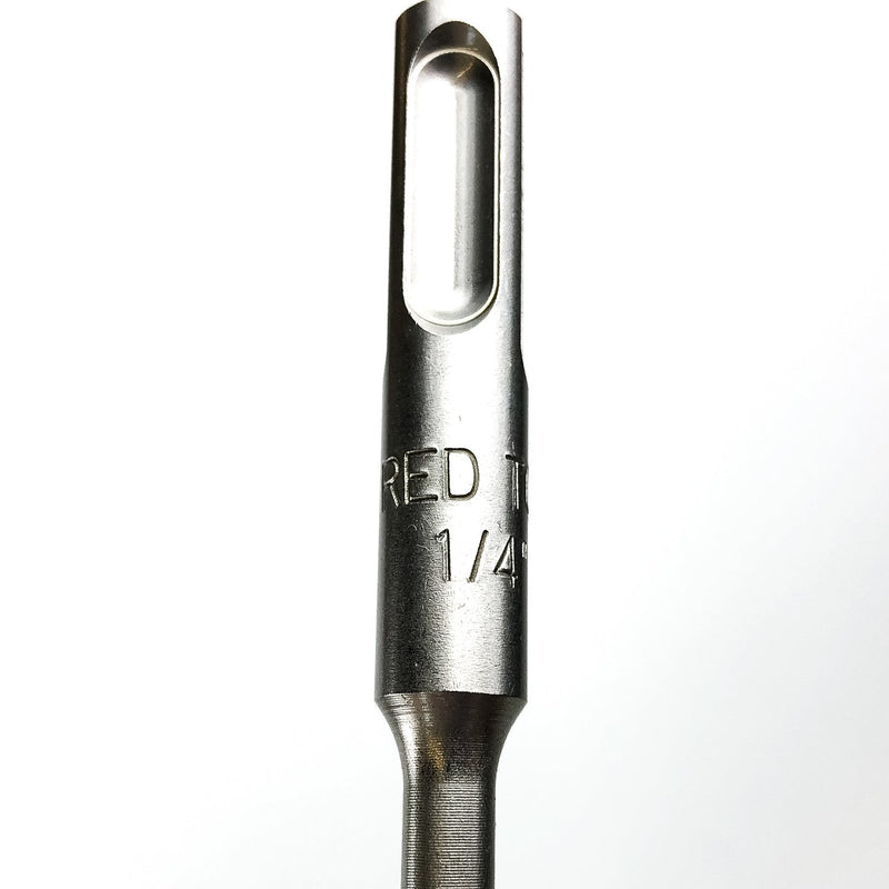 5pk Hammer Drill Bit 1/4" x 6" SDS Plus Carbide Tip 3.65" LOC Concrete Masonry 4