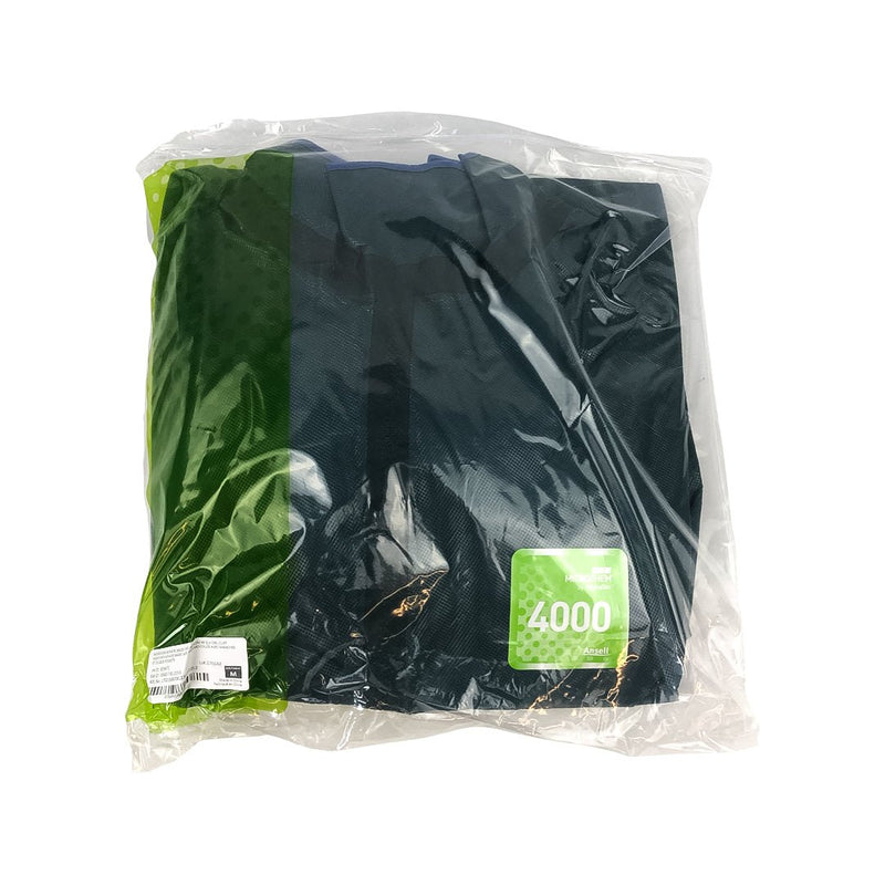 Sleeved Industrial Apron Medium Chemical Oil Resistant Ansell MicroChem 68-4000 3