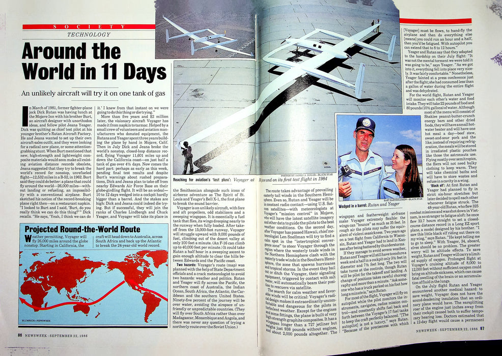 Newsweek Magazine September 22 1986 Nicholas Daniloff KGB Prison Voyager Plane