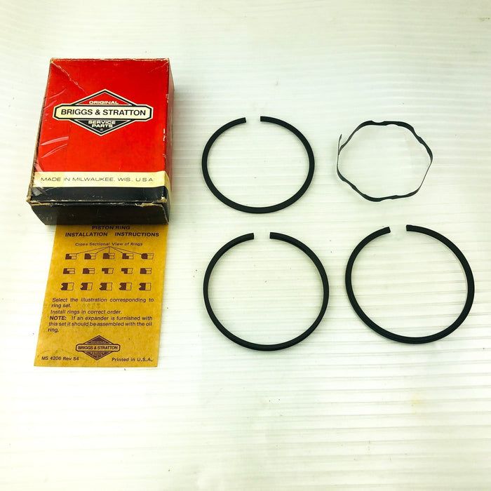 Briggs and Stratton 393837 020 Piston Ring Set Genuine OEM New Old Stock NOS 5