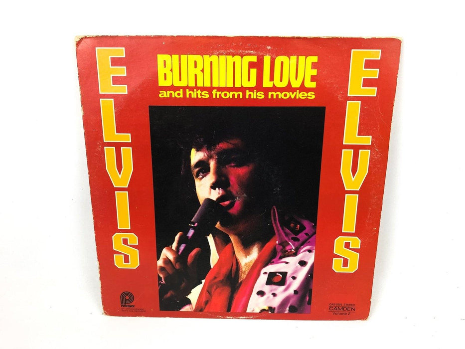 Elvis Presley Burning Love Vol. 2 Record CAS-2595 RCA Records 1972 Movie Hits 2