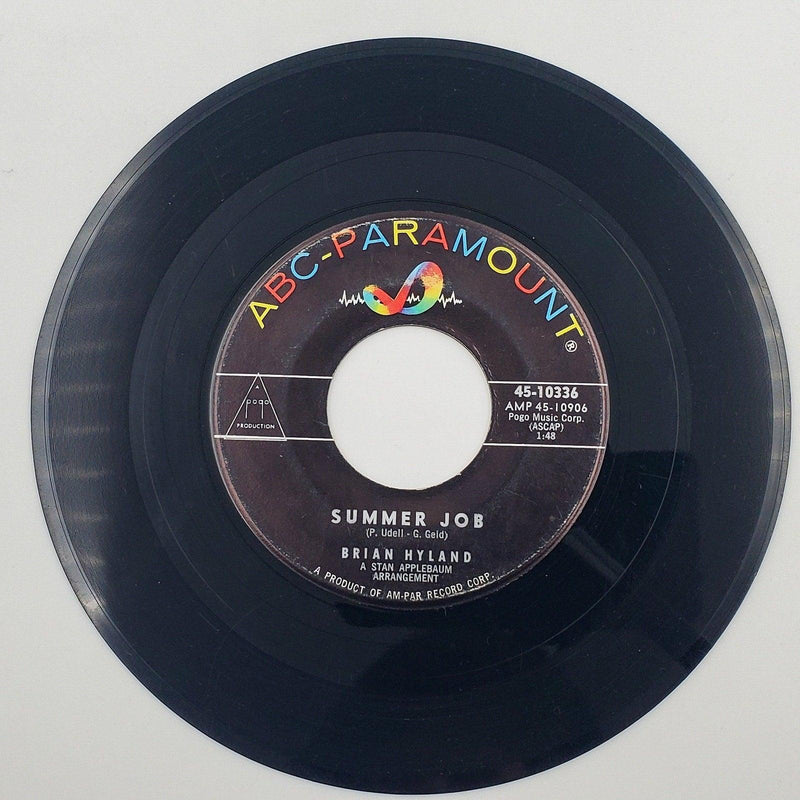 Brian Hyland Sealed With A Kiss 45 RPM Single Record ABC-Paramount 1962 1