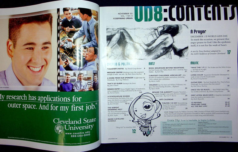 Urban Dialect Magazine November 2003 The Youths Karl Hendricks The White Stripes