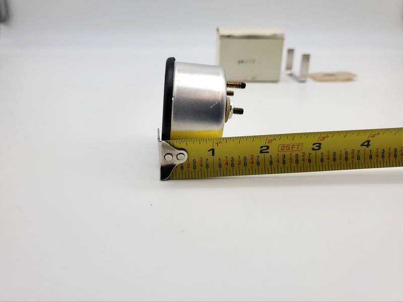 Ademco Ammeter Dial No 239 0 to 25 mA DC 2-3/4" Face w/ Mount USA Made NOS