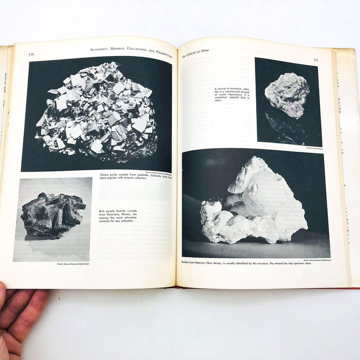 Successful Mineral Collecting And Prospecting Hardcover Richard M. Pearl 1961 10