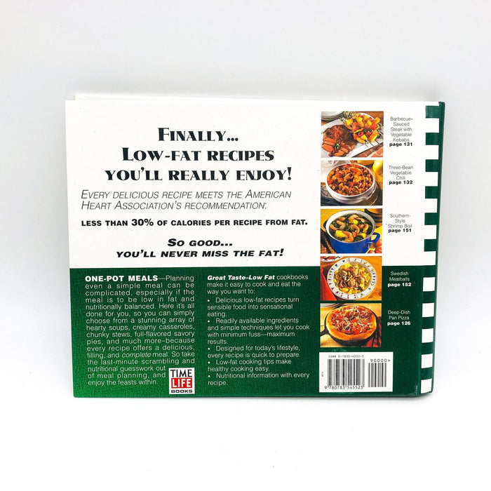 Great Taste Low Fat Paperback Time Life Books 1995 Casserole Cookery Quick Easy 2