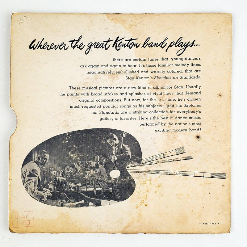 Stan Kenton Sketches On Standards Part 1 45 RPM EP Record Capitol 1953 2