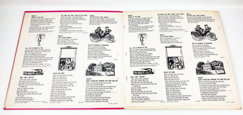 Mitch Miller Sentimental Sing Along With Mitch Record LP Columbia 1960 Gatefold 3